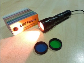 surefire wf502b filter cap sport & outdoors 502 color cree flashlight gel lens light lighting multicolor trustfire xdr4g0nx 3d print model - Mito3D