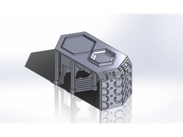 bicho cabana pratos telhado animais de estimação animal pequenos 3D print model - Mito3D