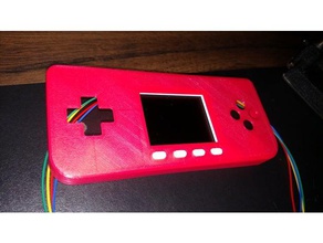 pigrrl zero screen bezel gadgets diy electronics gameboy raspberry pi retropie 3d print model - Mito3D