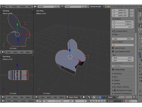 bunny Figur Spiele seine 3d print model - Mito3D