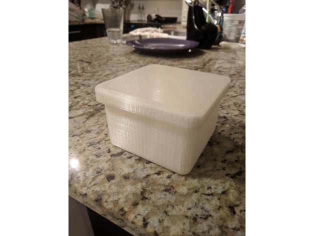 box + lid containers 3D print model - Mito3D