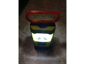 ryobi area light lantern handle parts led 3d print model - Mito3D