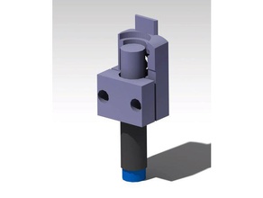 induktiver sensor Unterstützung 3d Drucker Zubehör microdelta Nacharbeit 3d print model - Mito3D