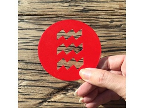 condividere vibe - caffè stencil La stampa 3d brand eindhoven il logo opensource 3d print model - Mito3D