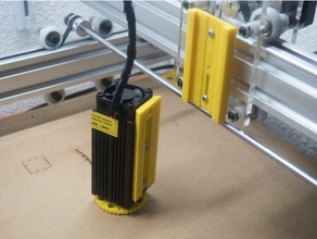laser de libération rapide la plaque pièces coupeur modul montage 3d print model - Mito3D
