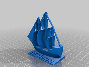 molson export sail boat 3d printing 3d print model - Mito3D