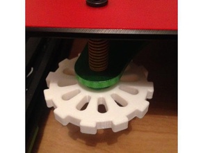 tevo tornado leveling knob 3d printer accessories bed 3d print model - Mito3D