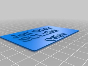 sclabs card signs & logos customized 3d print model - Mito3D