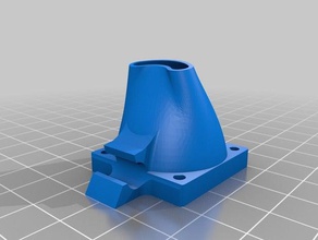 extremo caliente conducto del ventilador wwwhotendsfr Impresora 3d de las piezas simple 3d print model - Mito3D