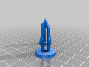 my customized parametric push pin automotive 3d print model - Mito3D