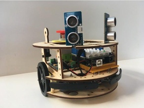 grovybot Robotik lasercut 3d print model - Mito3D