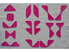 unilatérale comblé ditans puzzles 3d print model - Mito3D