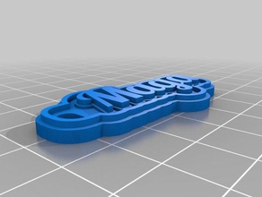 maga tag keychain keychains customized 3d print model - Mito3D