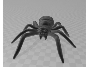 la araña criaturas de halloween tarántula 3d print model - Mito3D
