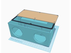 altavoz bluetooth-v1 tda7492p La impresión en 3d 3d print model - Mito3D