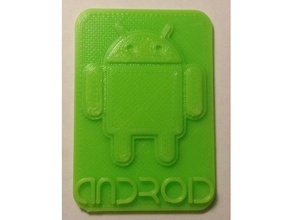 logo android 2dart 2d art 3d print model - Mito3D