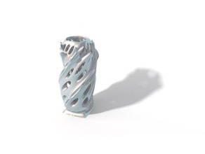 experimental vase 2 sculptures art artistic sculpture spiral printing 3d print model - Mito3D