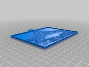 jamestown fort lithopane 2d art customized 3d print model - Mito3D