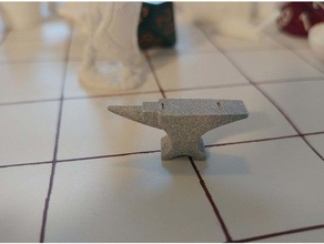 bigorna brinquedo & acessórios para jogos masmorras e dragões mini miniatura tampo de mesa 3d print model - Mito3D