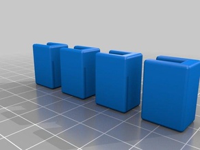6 lulzbot taz yatak klibi ısıtmalı 3d yazıcı aksesuarları özelleştirilmiş 3d print model - Mito3D
