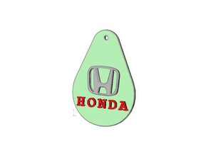 honda porte-clés de l'automobile 3d print model - Mito3D