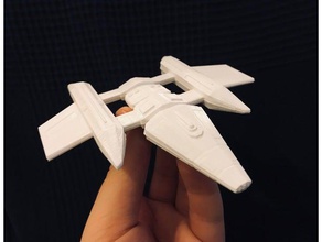 tamarian derin uzay kruvazörü araç 3d print model - Mito3D