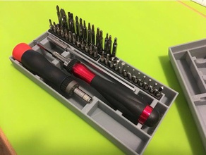 casella di trojan cacciaviti precisione utensili a mano box cacciavite strumento supporto 3d print model - Mito3D