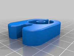 folgertech 2020 mm çubuk stablizer dişli 3d yazıcı parçaları folgertech2020 prusa i3 3d print model - Mito3D