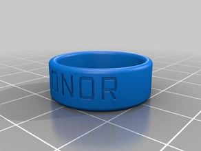 honor 80 round edge rings customized 3d print model - Mito3D