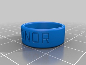 honor 65 round edge rings customized 3d print model - Mito3D