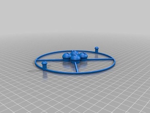 atomo di elio modello fisica & astronomia 3d print model - Mito3D
