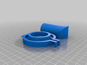 a água cinza 32mm adaptador de mangueira em espiral rimor motorhome indústria automotiva motor home 3d print model - Mito3D