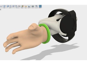 -oculus touch bereit - shake-hand-Halter novint falcon 3d-Drucker Teile 3d print model - Mito3D