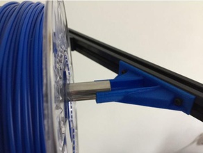 supérieur de support en plastique la bobine 15mm tube soporte superior para bobina pl stico con tubo l'imprimante 3d pièces 3d print model - Mito3D