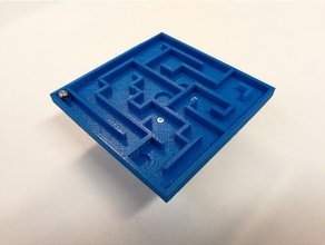 maze medium level ball size 6mm robotics diy edtech fable accessory robot labyrinth modular 3d print model - Mito3D