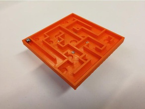 maze hard level ball size 6mm robotics diy edtech fable accessory robot modular 3d print model - Mito3D