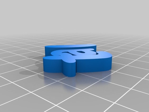 tal Schlüsselanhänger kundengebundene 3D print model - Mito3D
