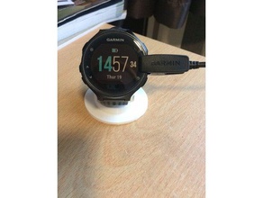 garmin forerunner 235 watch charge stand sport & outdoors 3d print model - Mito3D