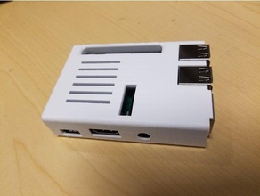 raspberry pi 3 tek vaka & kamera deliği 3d yazıcı aksesuarları durumda 3d print model - Mito3D