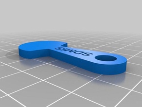 my customized shopping trolley token household supplies 3d print model - Mito3D