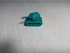 mini tank toys & games miniature tabletop wargaming 3d print model - Mito3D