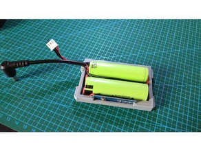 fatshark battery case batteries 18650b diy fpv mod 3d print model - Mito3D