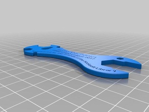multi-tool wrench - imperial hand tools multi tool 3d print model - Mito3D