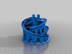 castle balls mechanical toys 3d print model - Mito3D