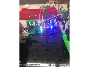 led bar array 3d print model - Mito3D