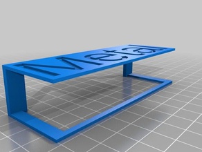 my customized garbage sign organization 3d print model - Mito3D