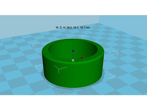 kontur filtre tutucu 15 34,5 mm mod parçalar airsoft 3d print model - Mito3D