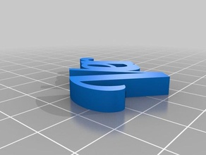 il mio personalizzato iamburny v2 di testo - ver i portachiavi su misura 3d print model - Mito3D