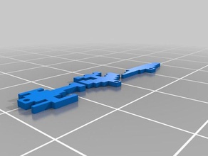 river raid de porte-clés accessoires 3d print model - Mito3D
