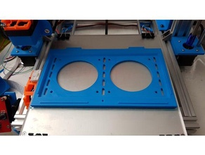 close case am8 ramps wtith 2 mosfets dual fan 80mm 3d printer parts 3d print model - Mito3D
